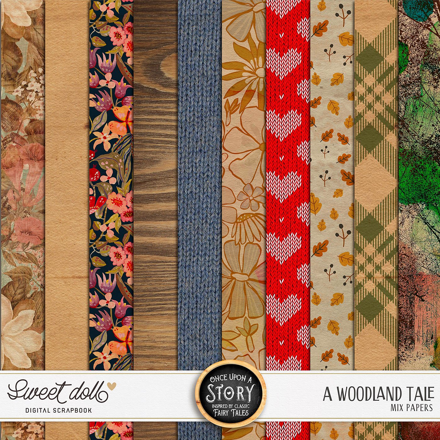 Once Upon a Story: A Woodland Tale {mix papers}