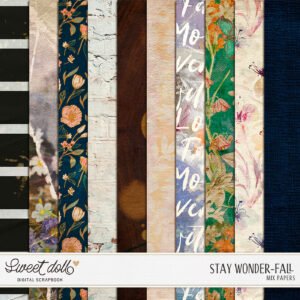 Stay Wonder-Fall {mix papers}