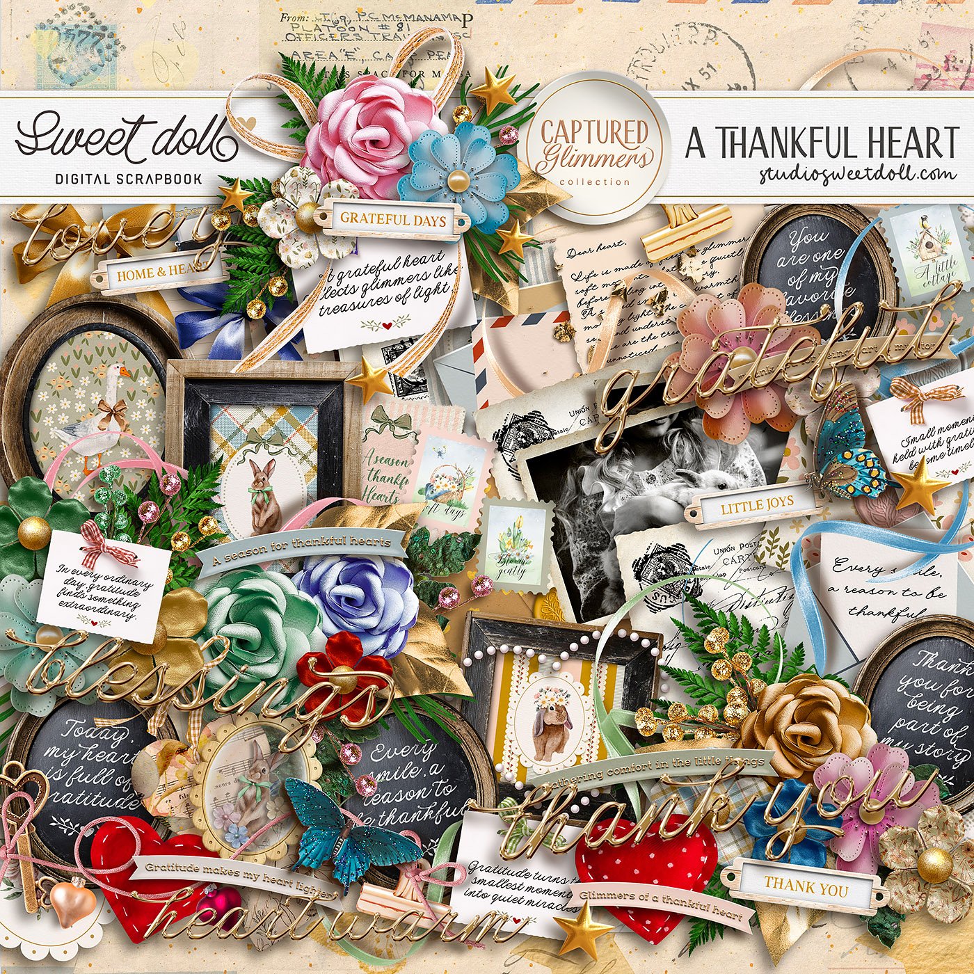 Captured Glimmers: A Thankful Heart {elements}