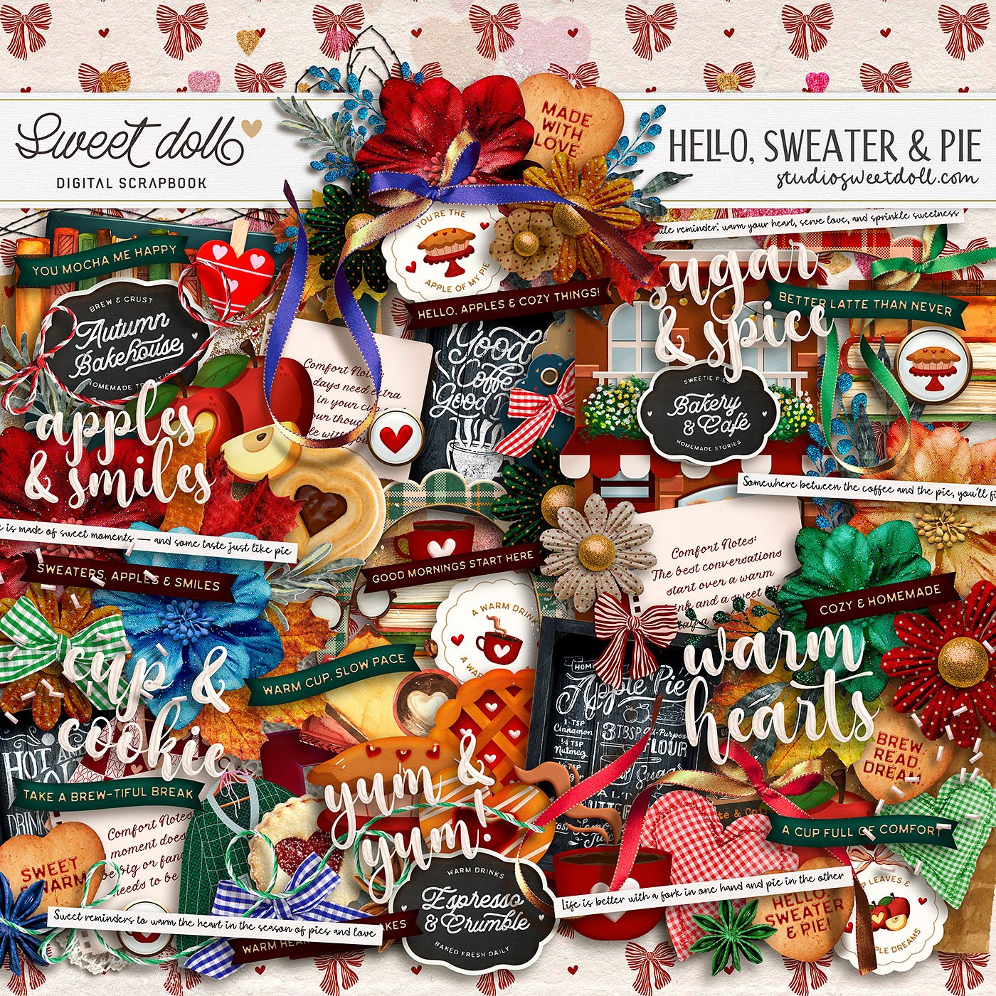 Hello, Sweater & Pie {elements}