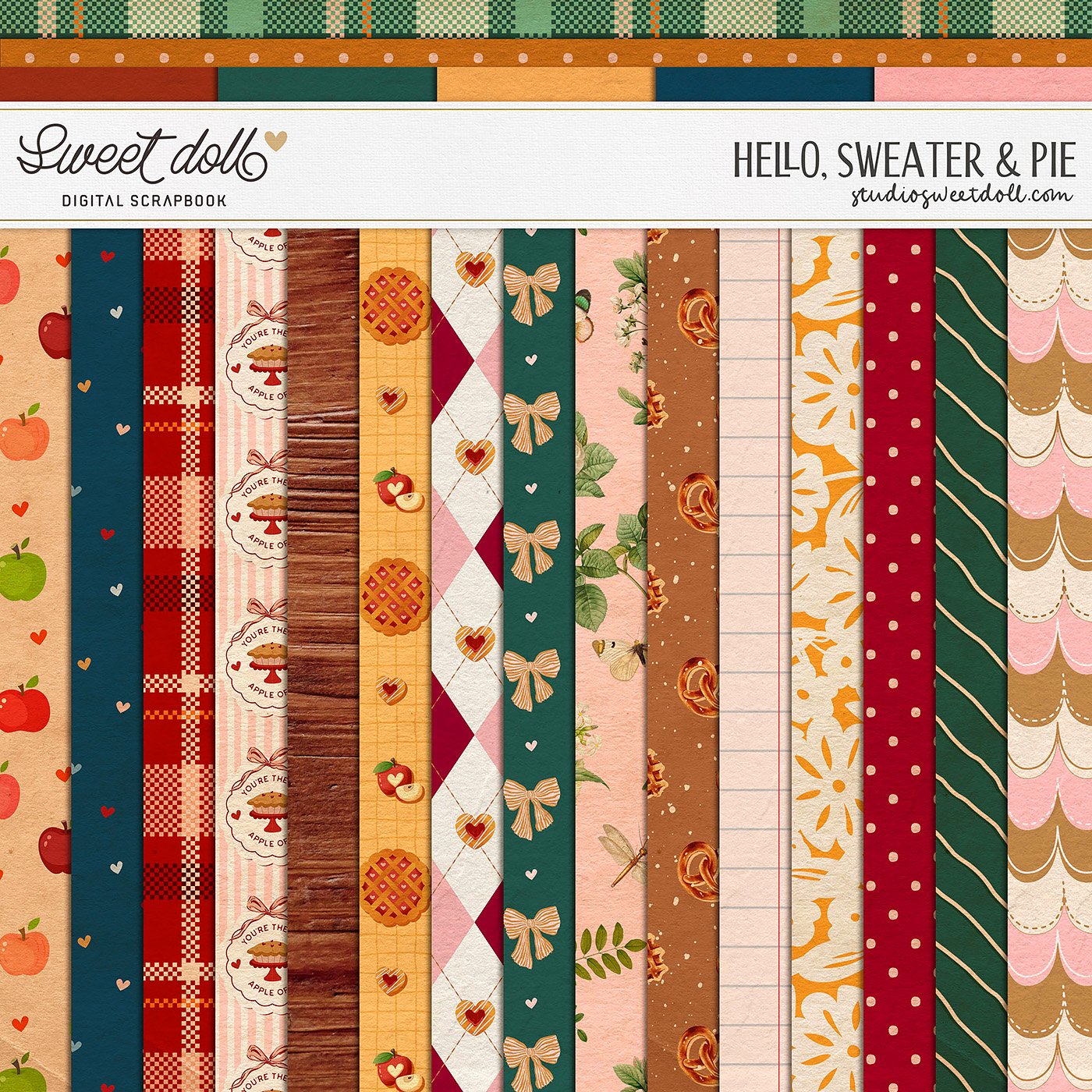 Hello, Sweater & Pie {papers}