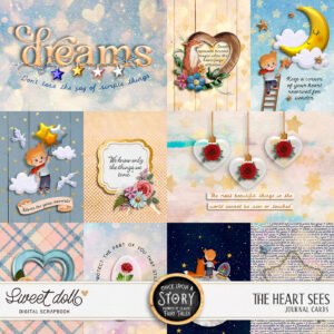 Once Upon a Story: The Heart Sees {cards}