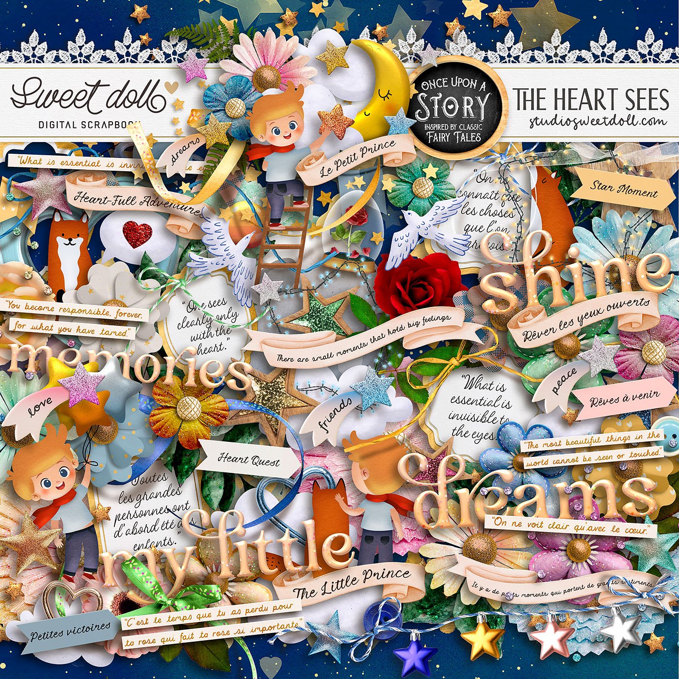 Once Upon a Story: The Heart Sees {elements}