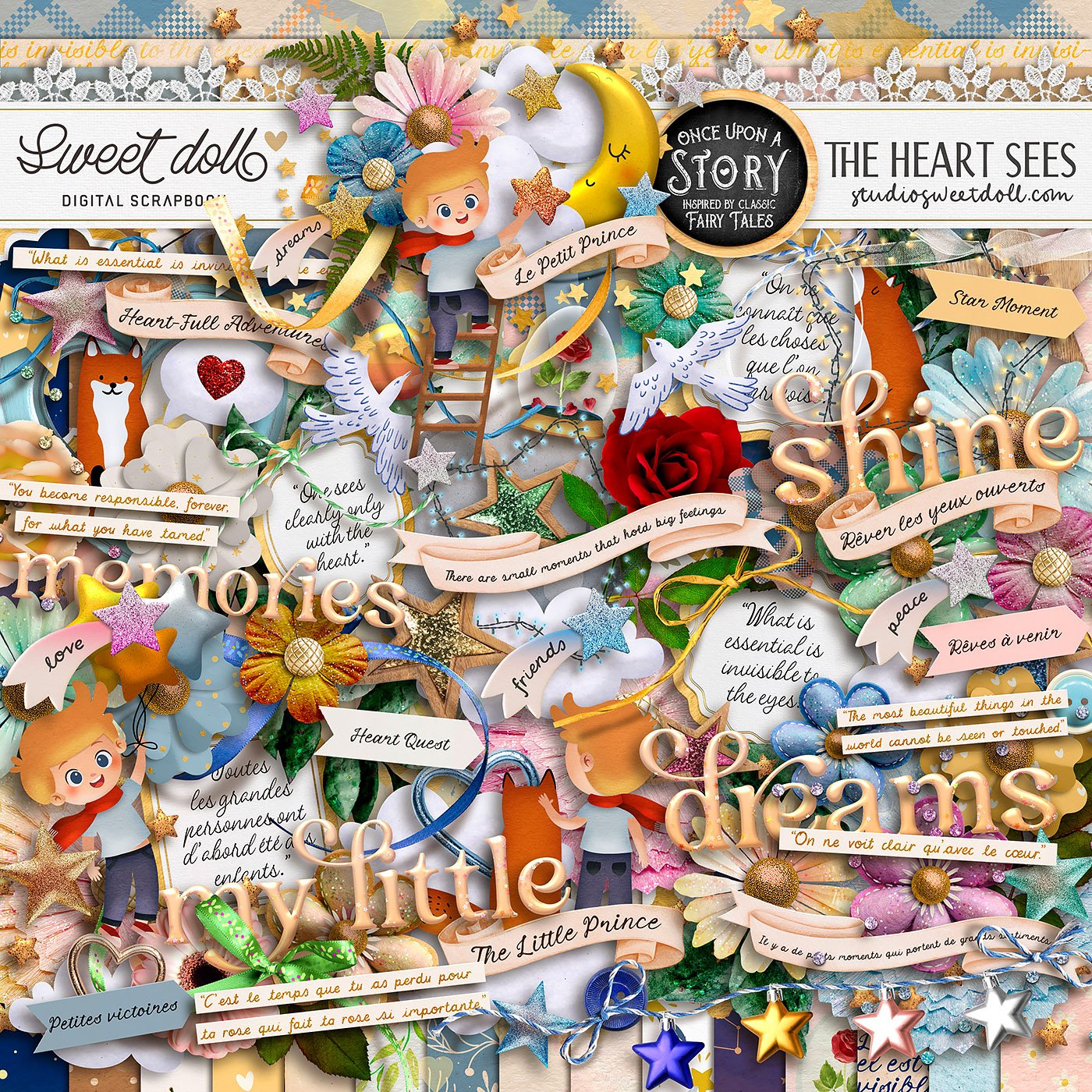 Once Upon a Story: The Heart Sees {full kit}