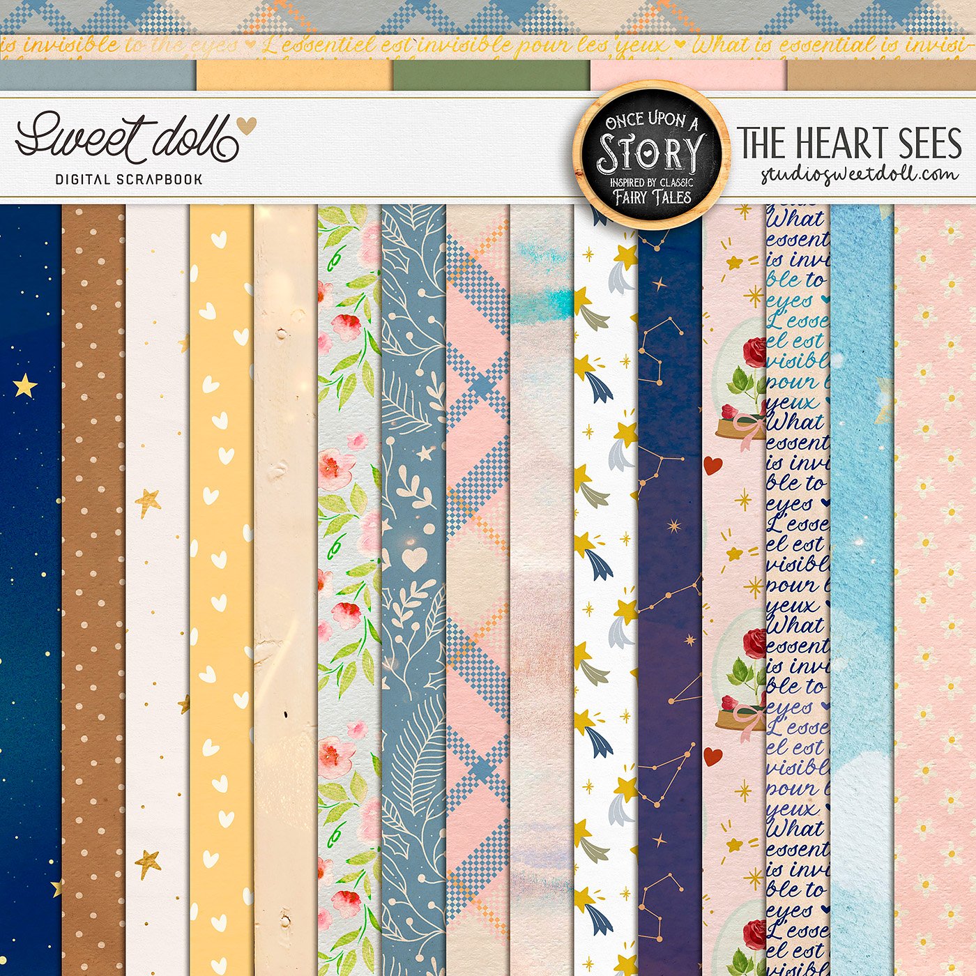 Once Upon a Story: The Heart Sees {papers}