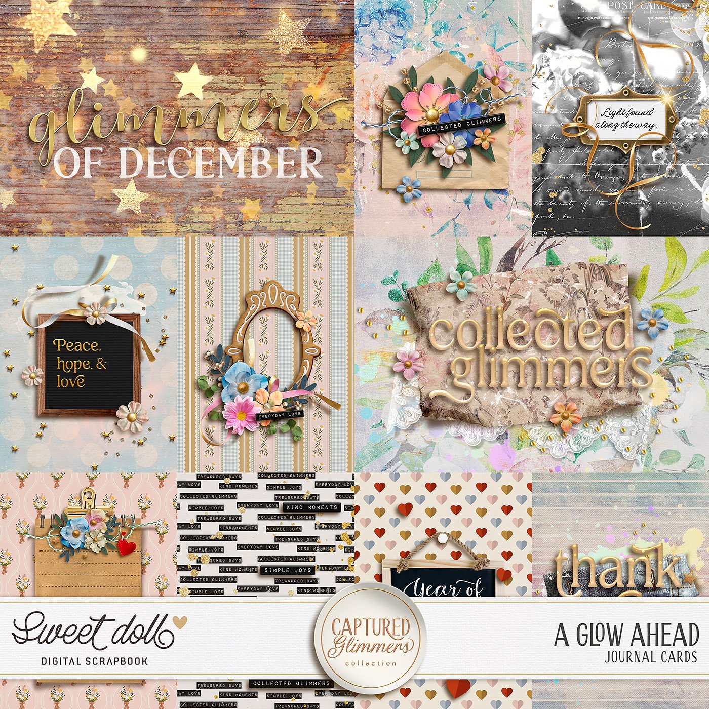 Captured Glimmers: A Glow Ahead {cards}