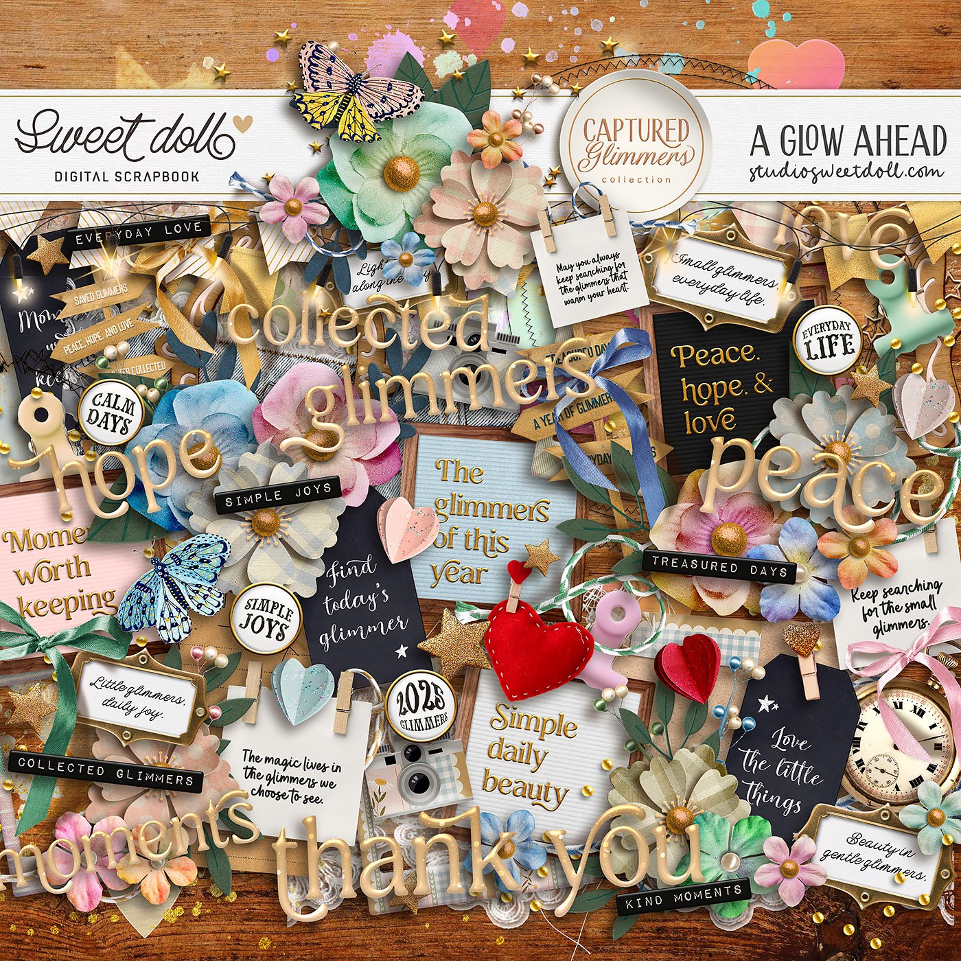 Captured Glimmers: A Glow Ahead {elements}