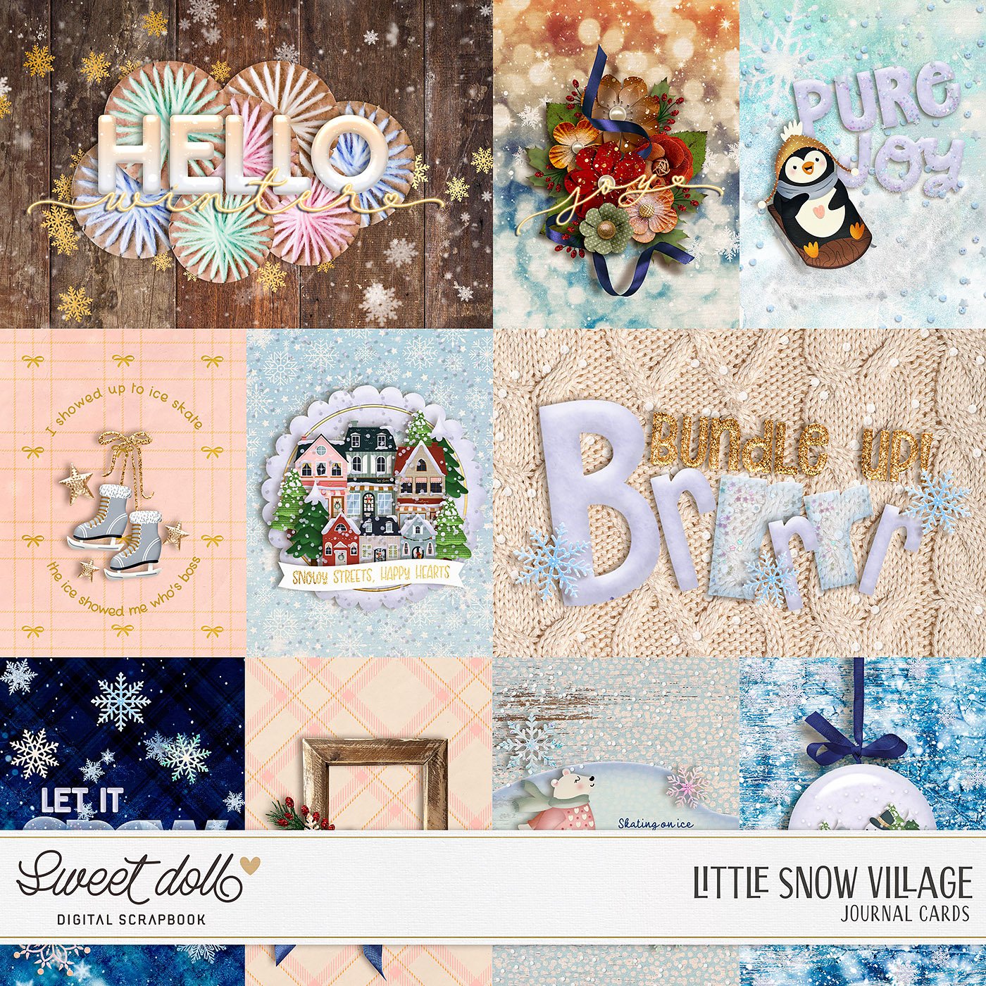 Little Snow Village {cards}