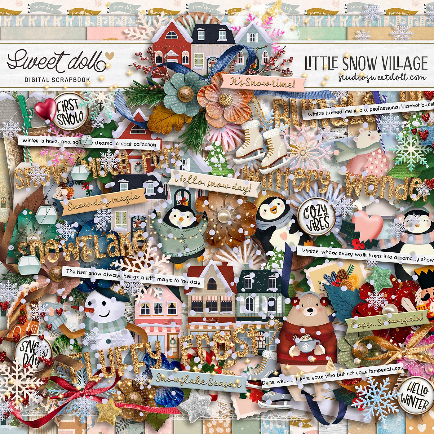 Little Snow Village {full kit}