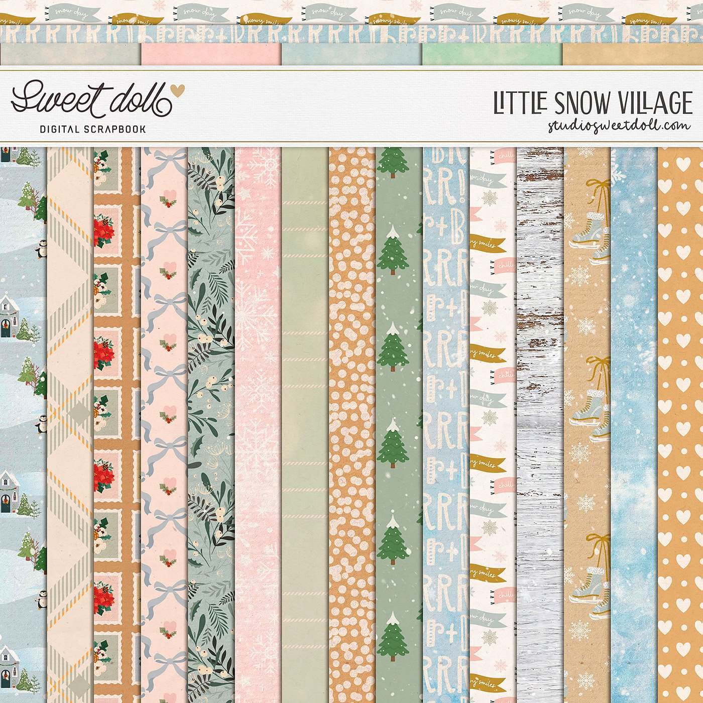 Little Snow Village {papers}