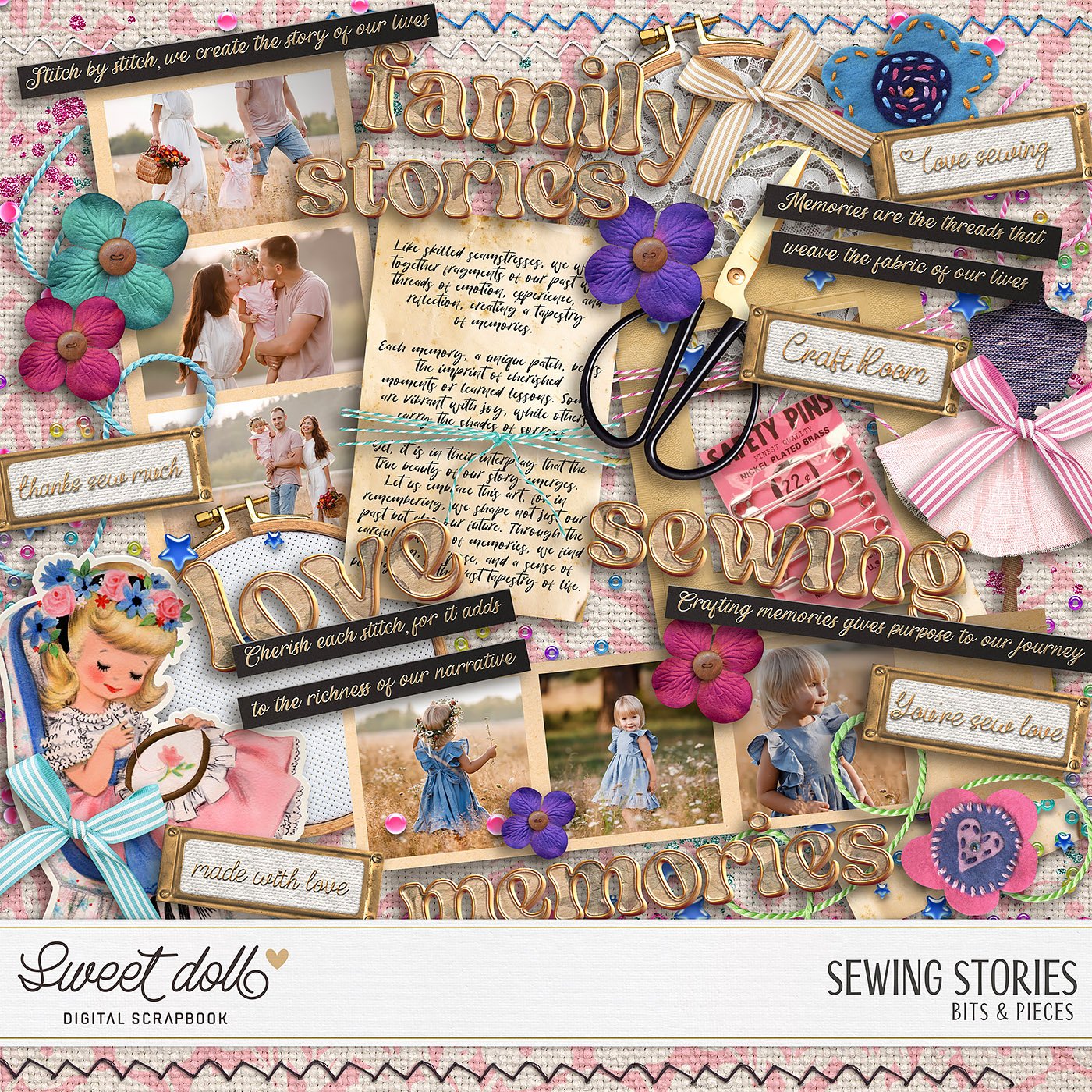 Sewing Stories {Bits & Pieces}