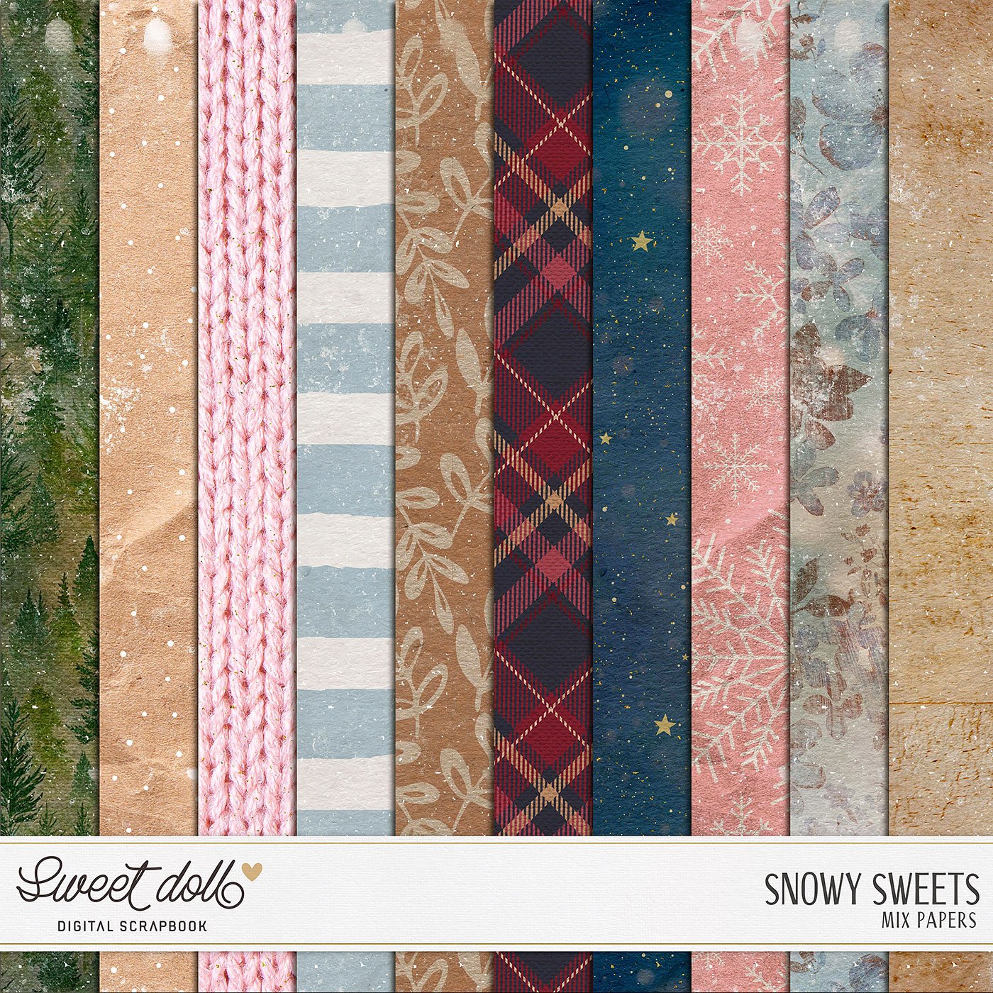 Snowy Sweets {mix papers}