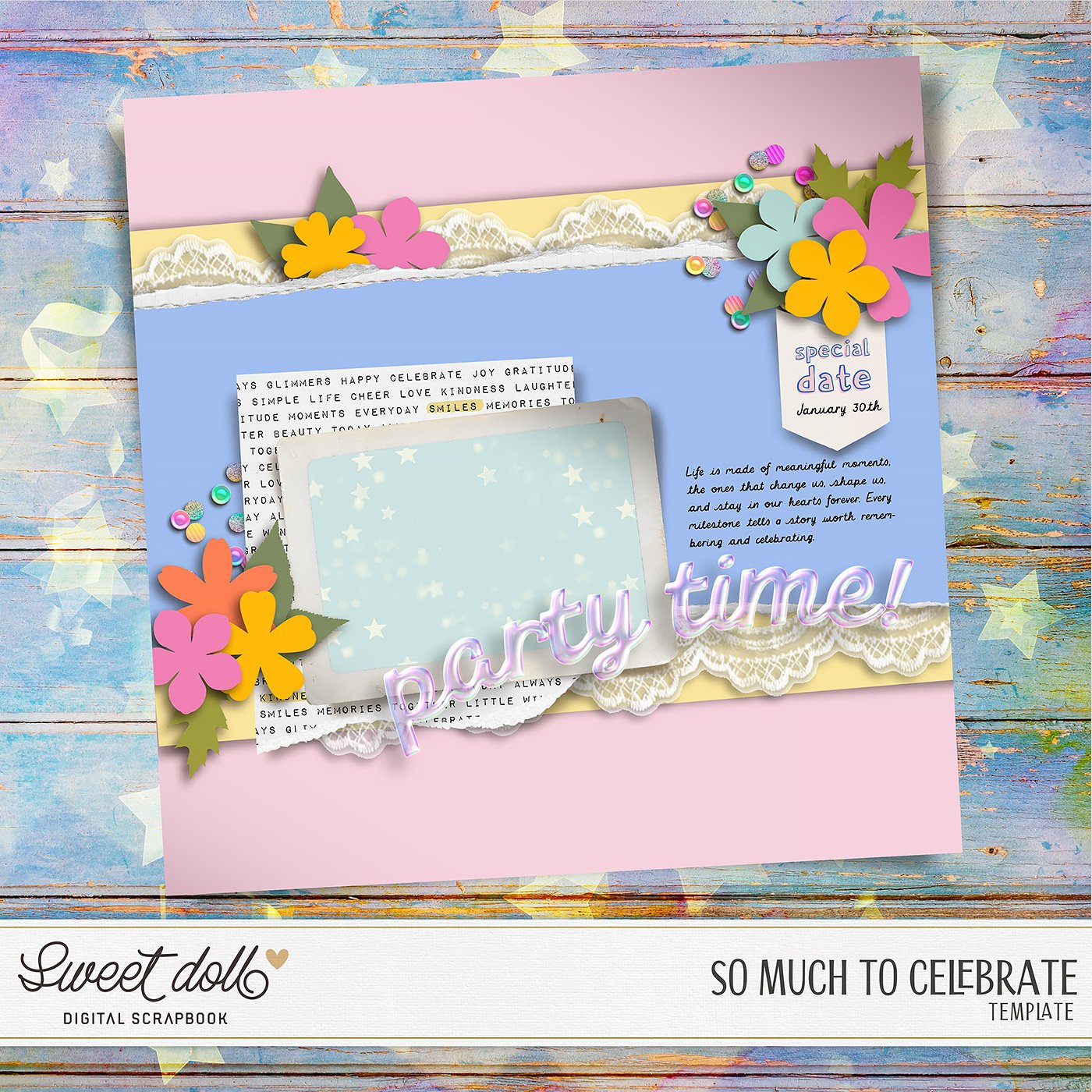 So Much to Celebrate {template}