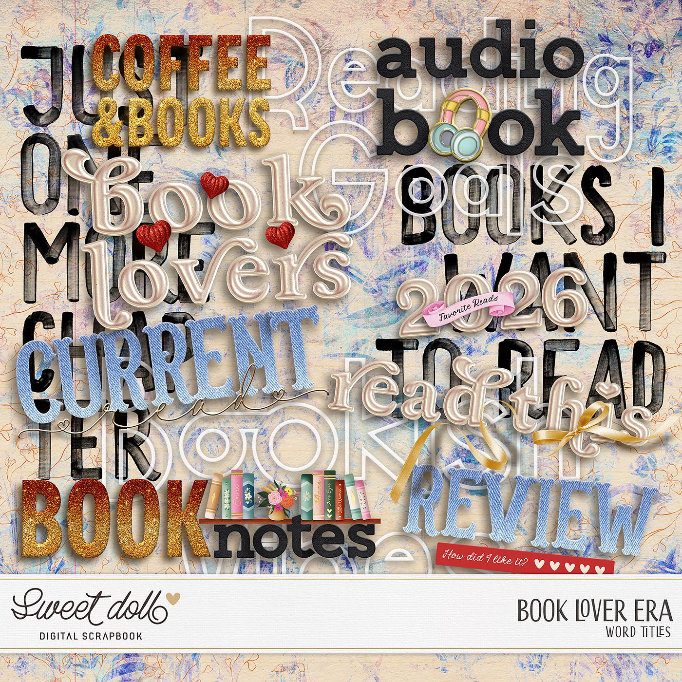 Book Lover Era {word titles}