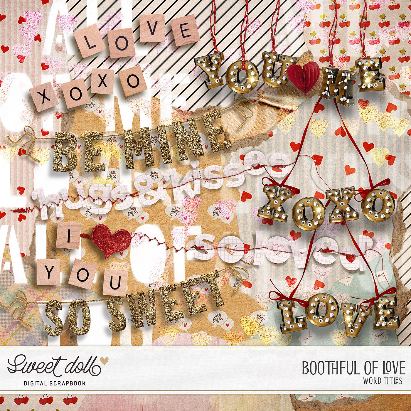 Boothful of Love {word titles}