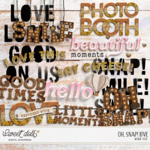 Oh, Snap! Love {word titles}