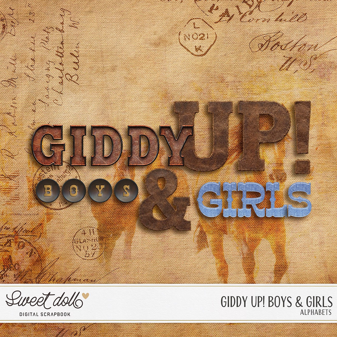 Giddy Up! Boys & Girls {alphas}