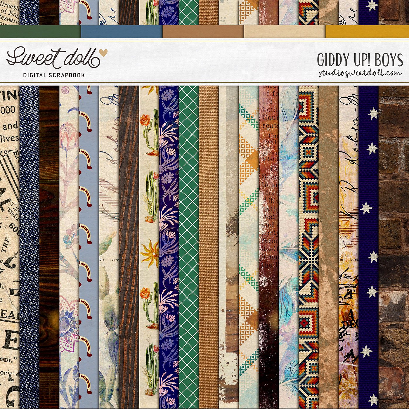 Giddy Up! Boys {papers}