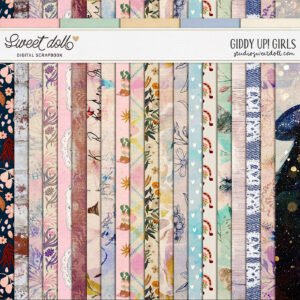 Giddy Up! Girls {papers}