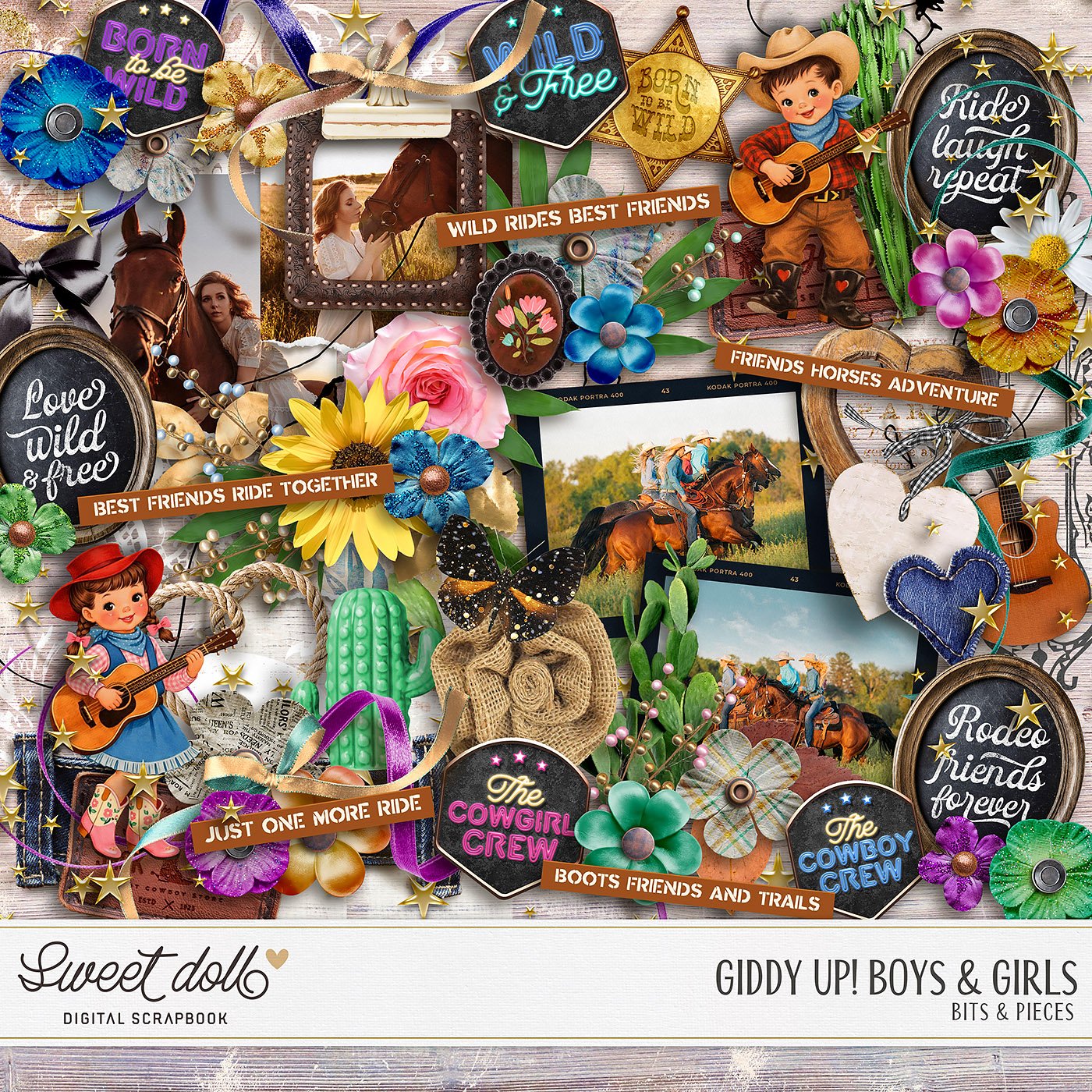 Giddy Up! boys & girls {bits & pieces}