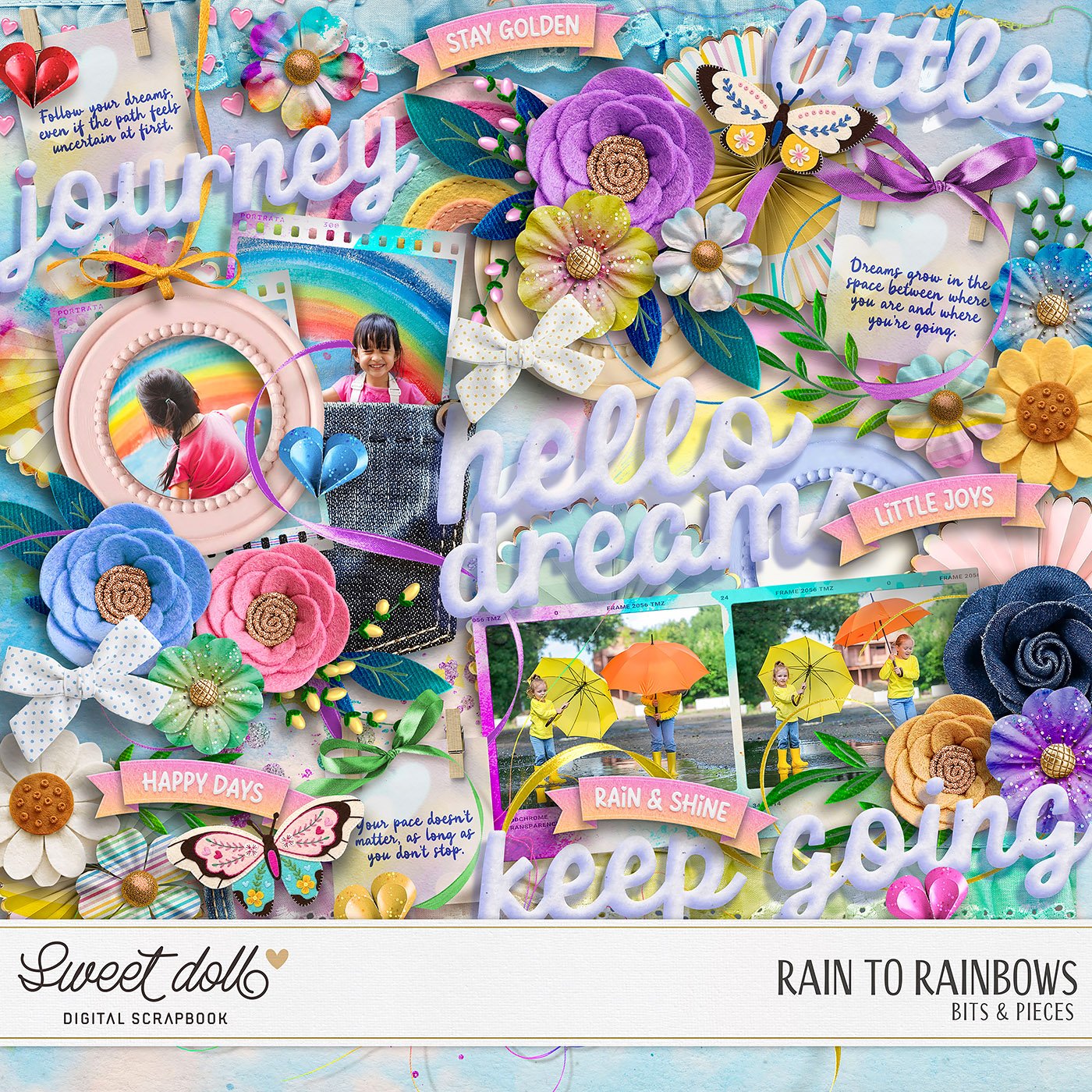 Rain to Rainbows {bits & pieces}