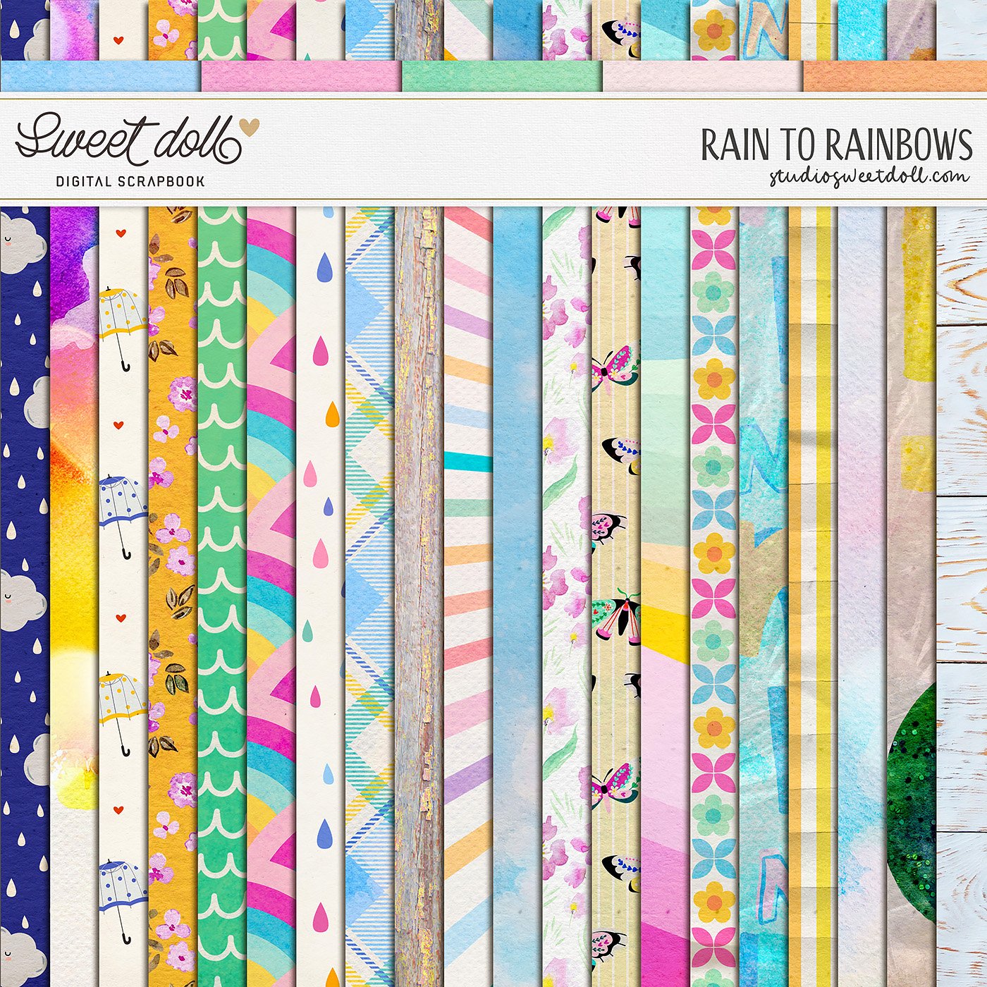 Rain to Rainbows {papers}