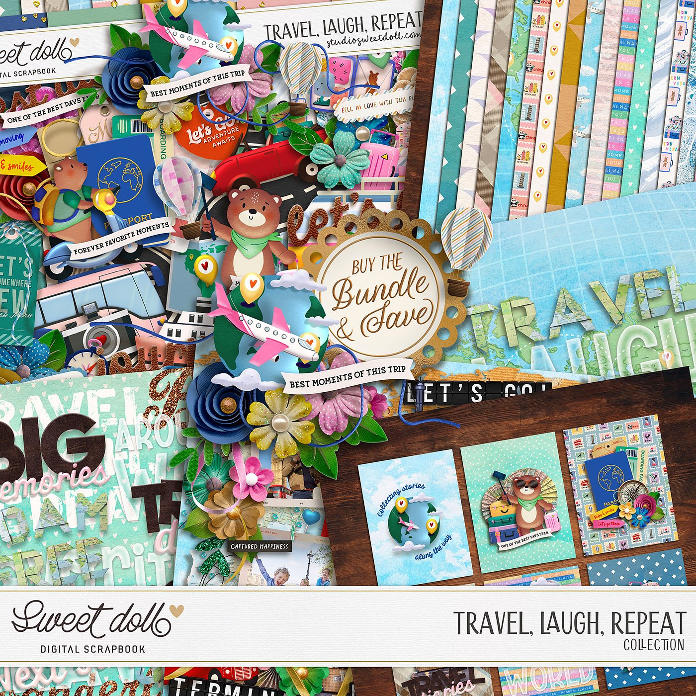 Travel, Laugh, Repeat {collection}