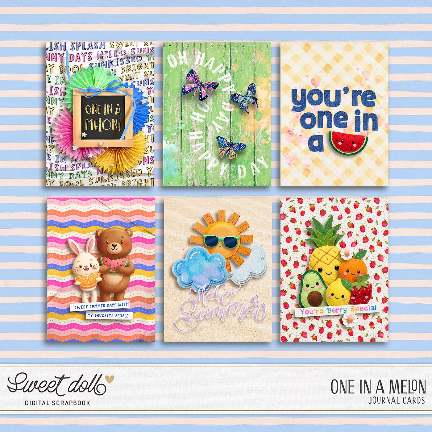 One in a Melon {cards}