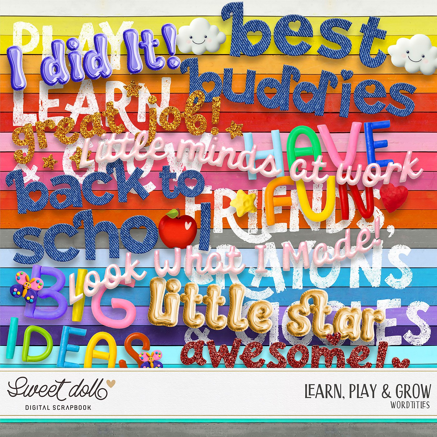 Learn, Play & Grow {wordtitles}