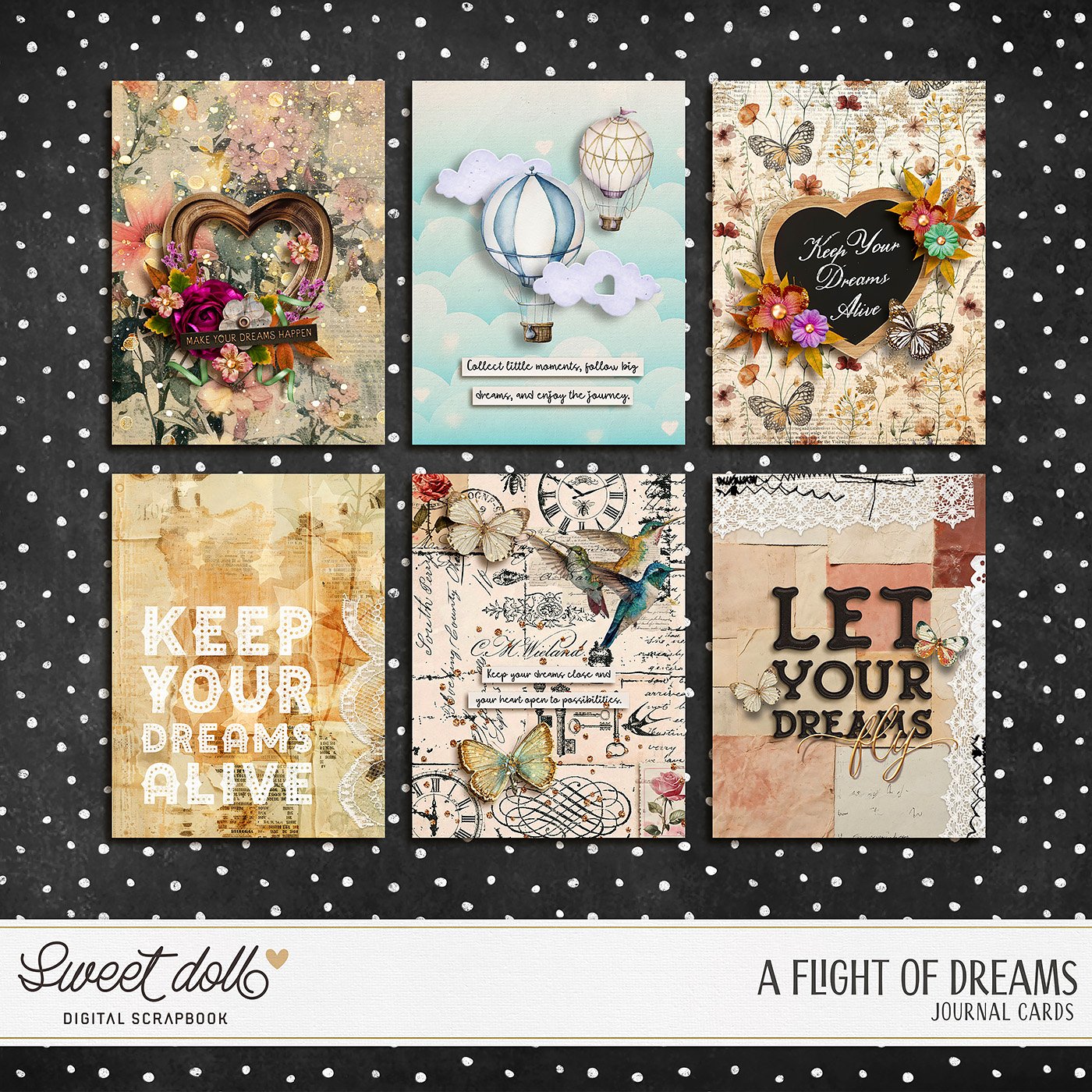 A Flight of Dreams {cards}
