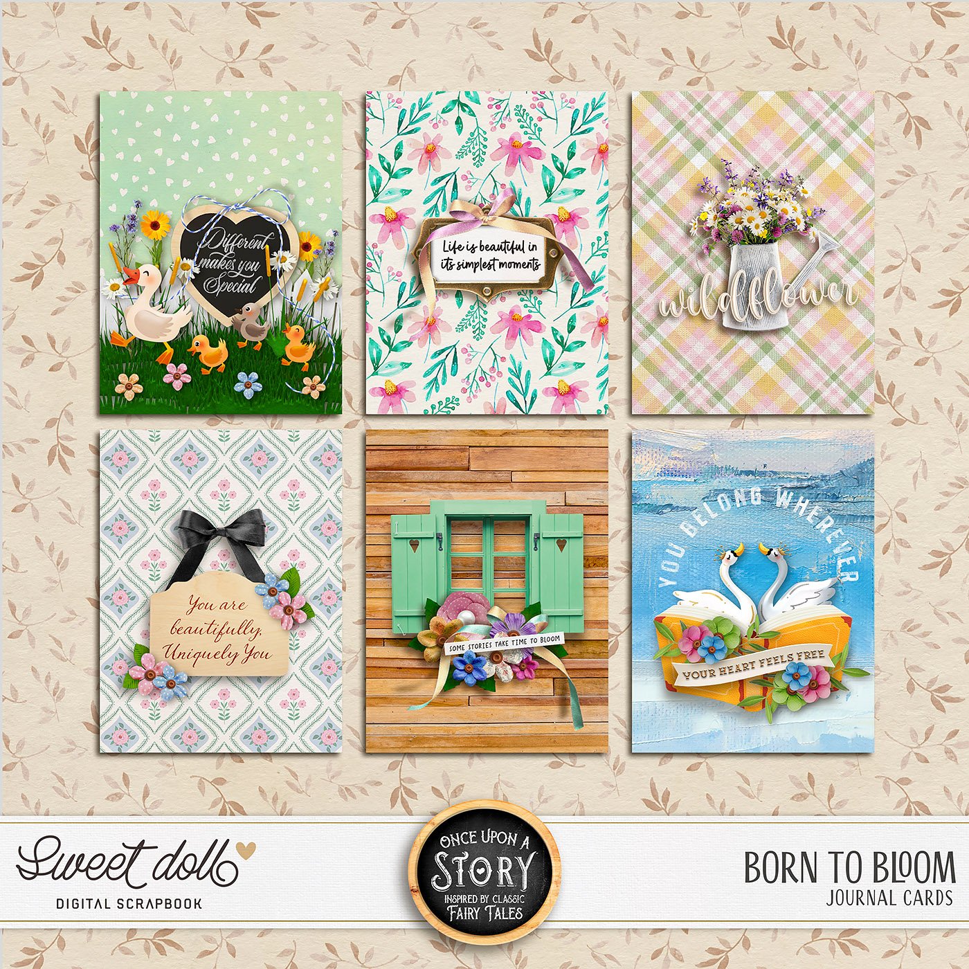 Once Upon a Story - Born to Bloom {cards}