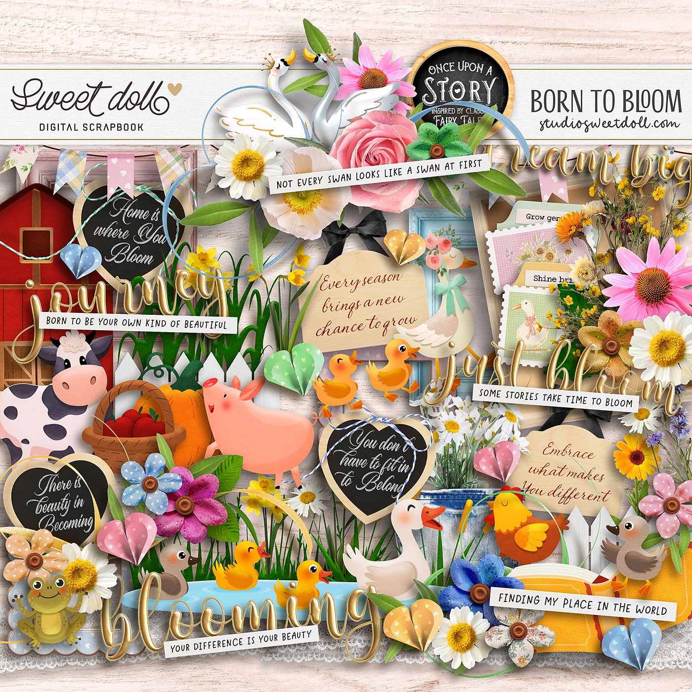 Once Upon a Story - Born to Bloom {elements}