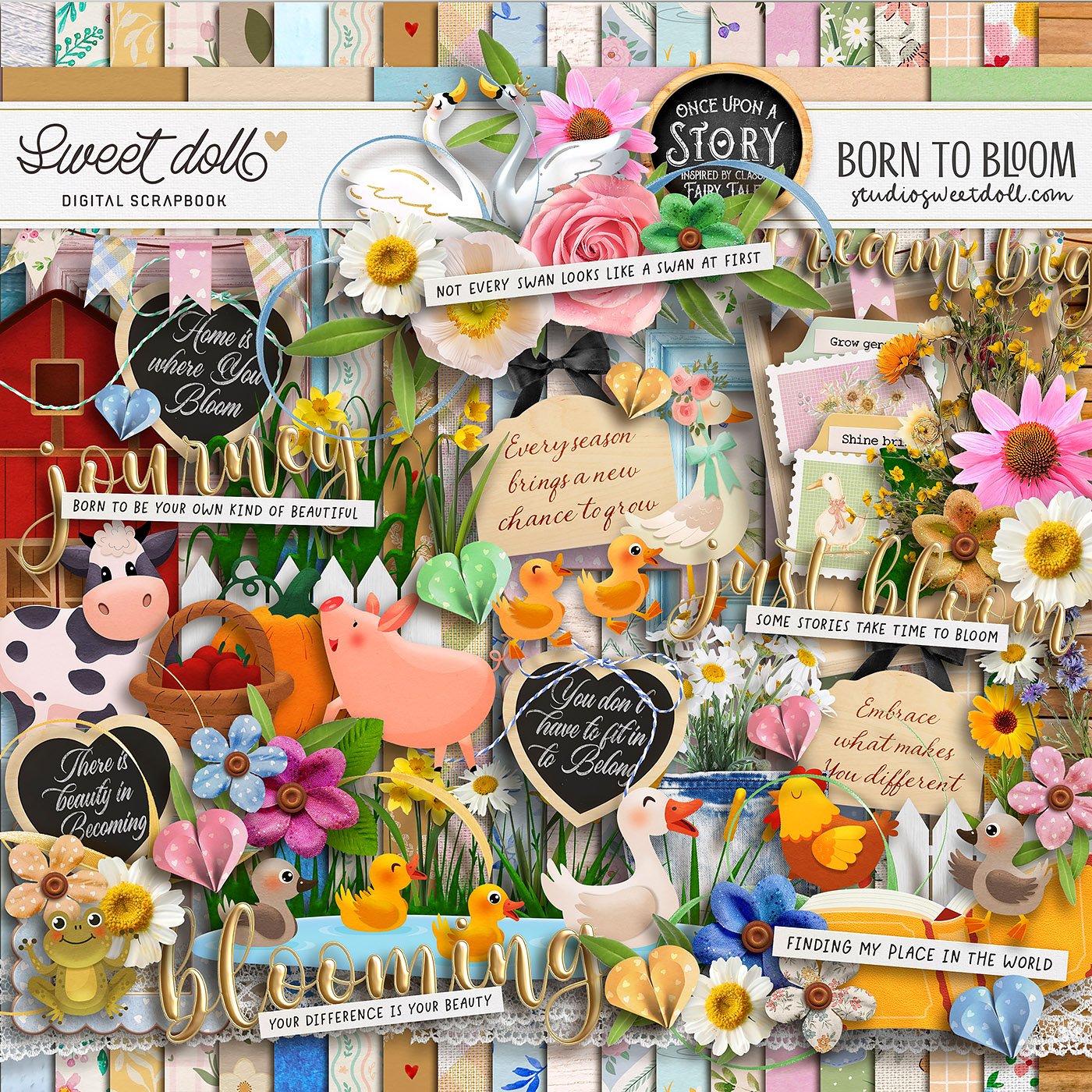 Once Upon a Story - Born to Bloom {full kit}