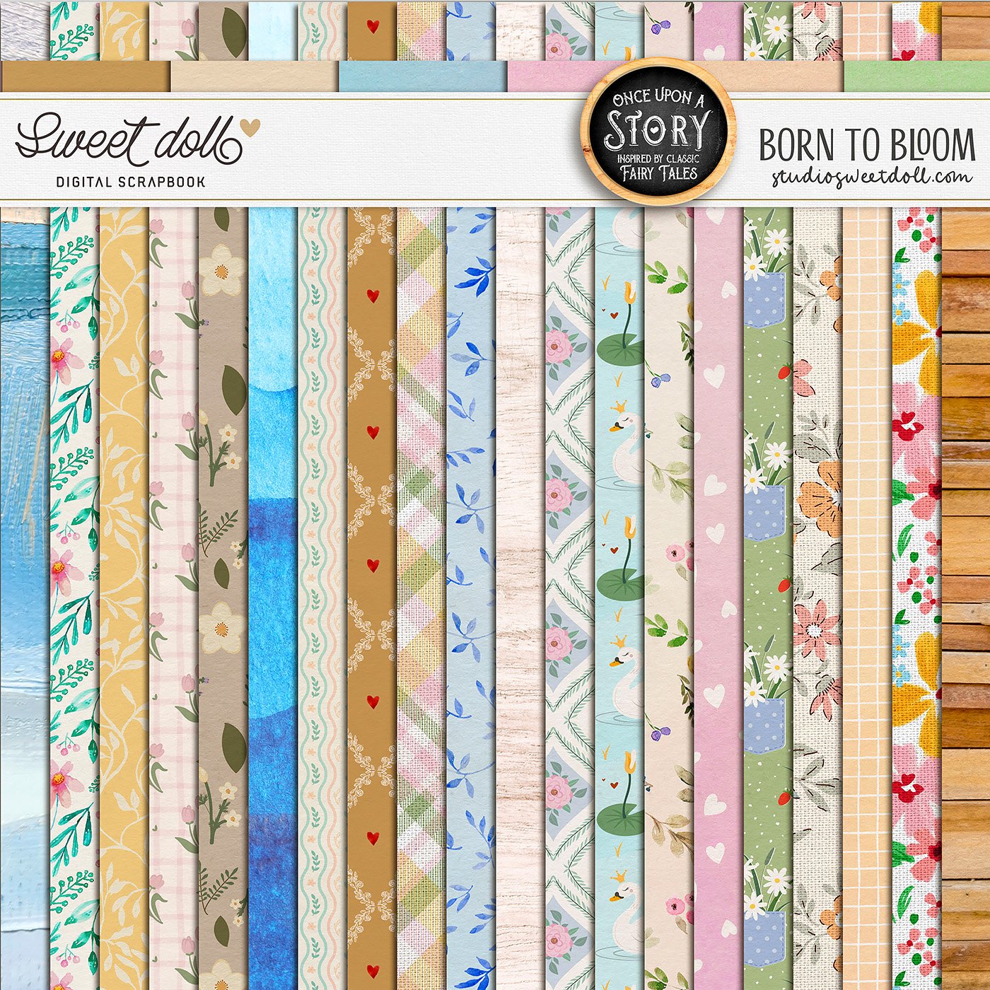 Once Upon a Story - Born to Bloom {papers}