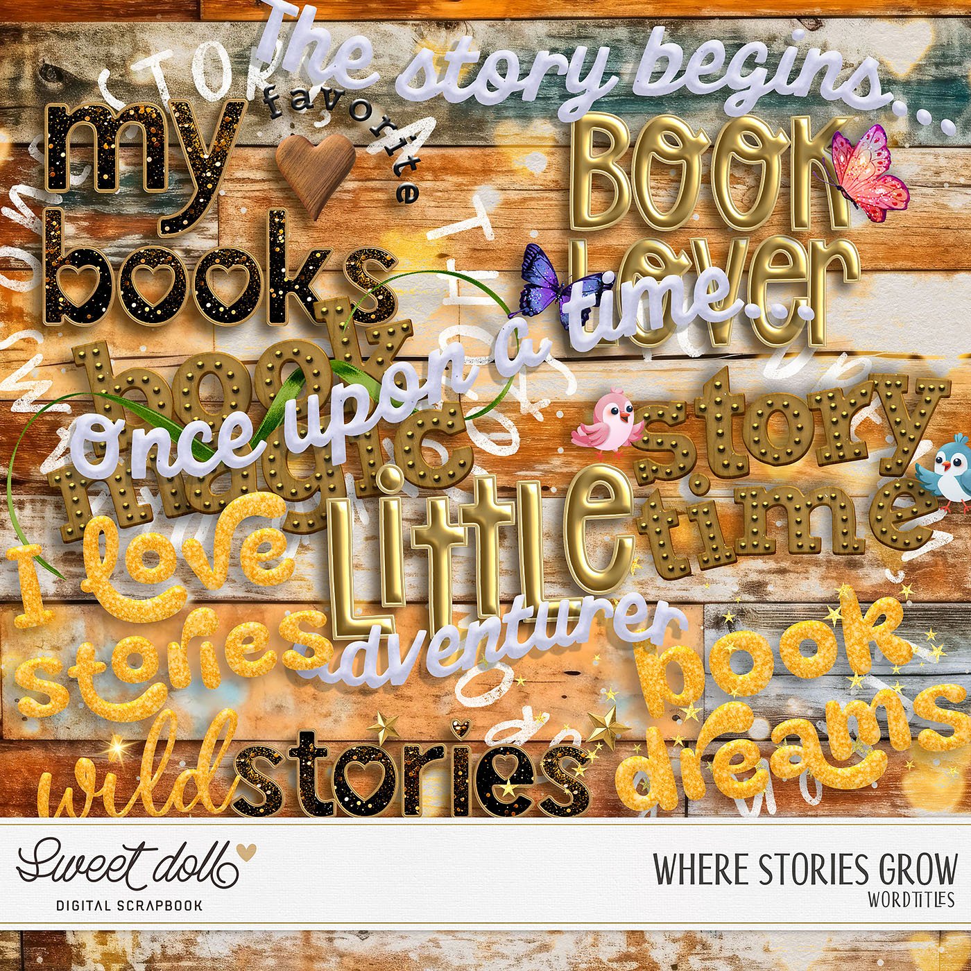 Where Stories Grow {word titles}